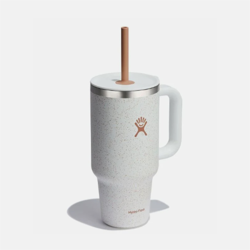 32 oz All Around Travel Tumbler כוס שתייה עם קש image number null